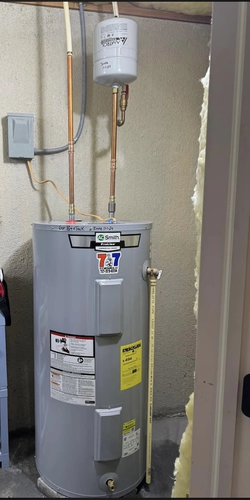 717 Mechanical Tank Water Heater Installation